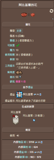 泰拉瑞亚阿比盖尔的花